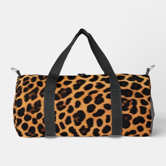 Leopard Moderne Sammlung von Katzen Duffle Bag (Vorderseite)