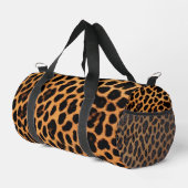 Leopard Moderne Sammlung von Katzen Duffle Bag (Rechte Ecke)