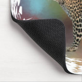 Leopard Moderner Pop Art Template Trendy Mousepad (Ecke)