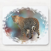 Leopard Moderner Pop Art Template Trendy Mousepad (Vorne)