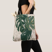 Leopard Monstera: Jungle Print Vintag. Tasche (Von Nahem)
