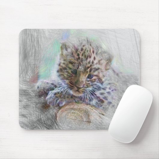 Leopard Mousepad (Mit Mouse)