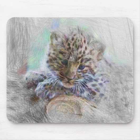 Leopard Mousepad (Vorne)
