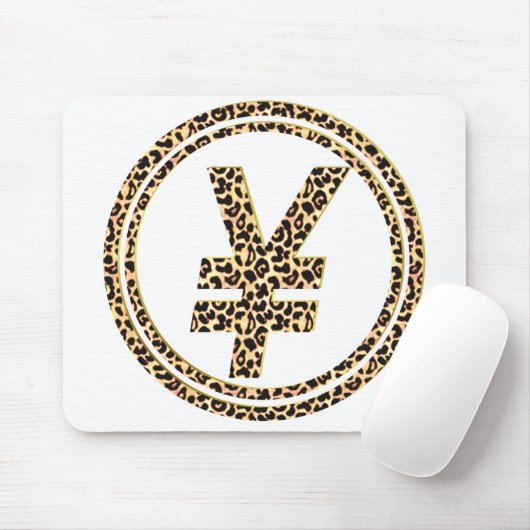 Leopard-¥ Mousepad (Mit Mouse)