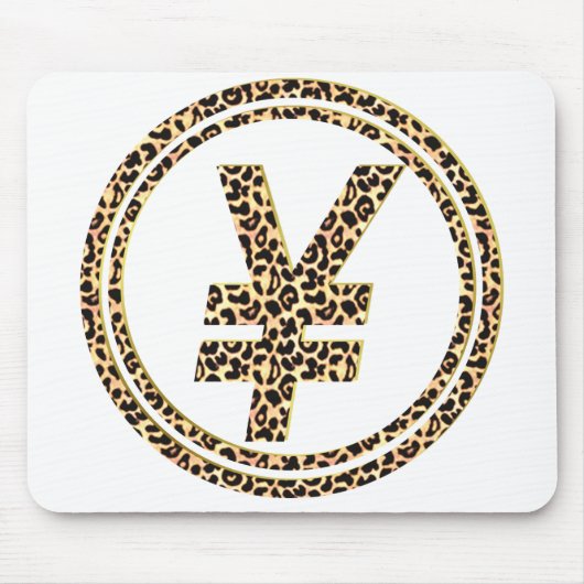 Leopard-¥ Mousepad (Vorne)