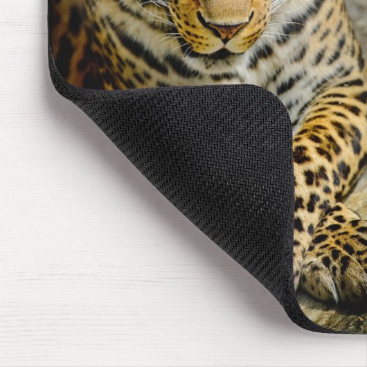 Leopard-Mousepad Mousepad (Ecke)