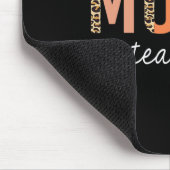 Leopard-Musiklehrer Niedlich zurück zur Schulausst Mousepad (Ecke)