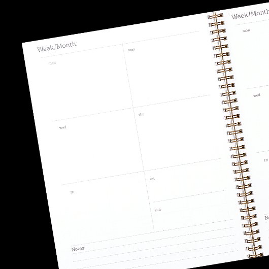 Leopard Muster braun schwarze Bronze 2024 Planer