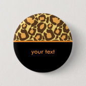 Leopard-Muster Button (Vorderseite)