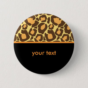 Leopard-Muster Button