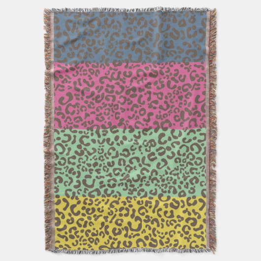 Leopard Muster Decke (Vorderseite Vertikal)