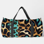 LEOPARD Muster - Doppeltasche Duffle Bag (Vorderseite)