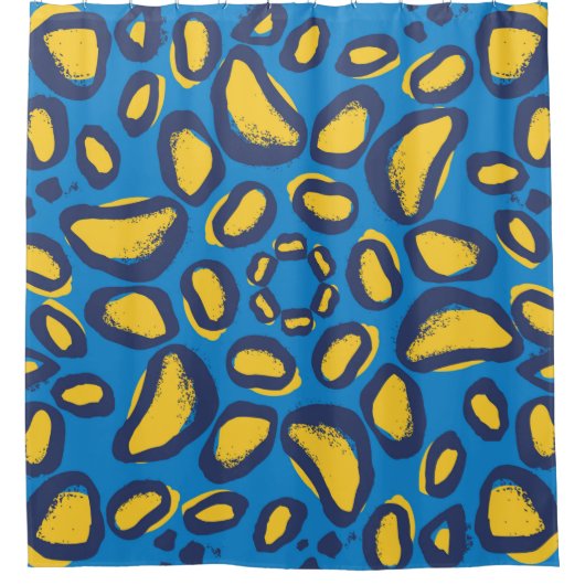 Leopard-Muster Duschvorhang (Vorderseite)