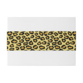 Leopard-Muster Einladungsbanderole (Rückseitenbeispiel)