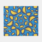 Leopard-Muster Fleecedecke (Vorderseite (Horizontal))