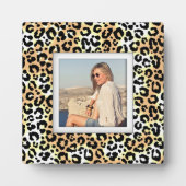 Leopard Muster Frameless Foto Easel Back Fotoplatte (Vorderseite)