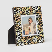 Leopard Muster Frameless Foto Easel Back Fotoplatte (Vorderseite)