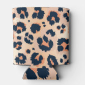 Leopard Muster: Funny Seamless Design Dosenkühler (Rückseite)