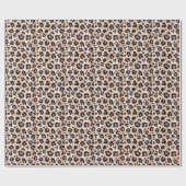 Leopard Muster: Funny Seamless Design Geschenkpapier (Flach)