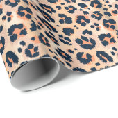 Leopard Muster: Funny Seamless Design Geschenkpapier (Rolleneckpunkt)