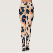 Leopard Muster: Funny Seamless Design Leggings (Rückseite)