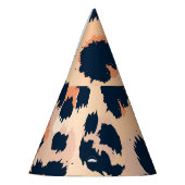 Leopard Muster: Funny Seamless Design Partyhütchen (Links)