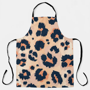 Leopard Muster: Funny Seamless Design Schürze