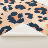 Leopard Muster: Funny Seamless Design Sherpadecke (3/4)