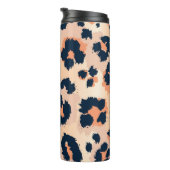 Leopard Muster: Funny Seamless Design Thermosbecher (Nach rechts gedreht)