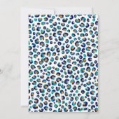 Leopard-Muster für Blue Gold Glitzer (Rückseite)