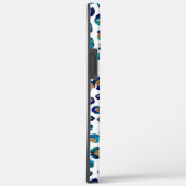 Leopard-Muster für Blue Gold Glitzer Case-Mate iPhone Hülle (Rückseite / Rechts)