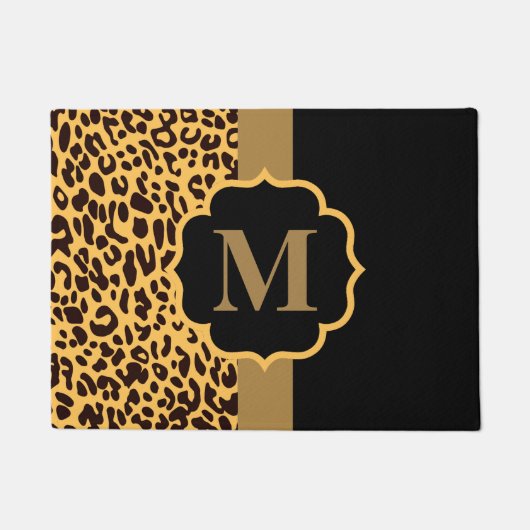 Leopard Muster Fußmatte (Vorderseite)
