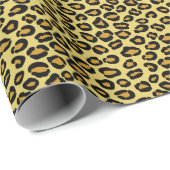 Leopard Muster Geschenkpapier (Rolleneckpunkt)