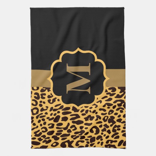 Leopard Muster Geschirrtuch (Vertikal)