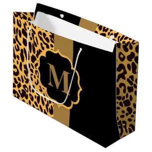 Leopard Muster Große Geschenktüte