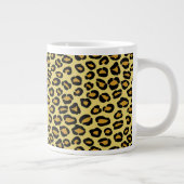 Leopard-Muster Jumbo-Tasse (Rechts)