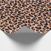 Leopard Muster Junggeselinnen-Abschied Geschenke N Geschenkpapier (Ecke)