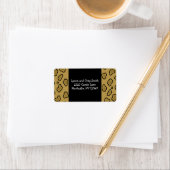 Leopard Muster Labels Adressaufkleber (Insitu)