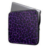 Leopard-Muster-Laptop-Hülse Laptopschutzhülle (Vorderseite Links)
