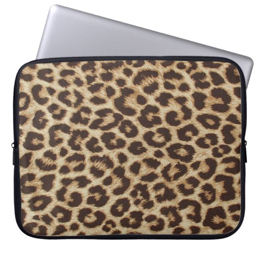 Leopard-Muster - Laptop-Sieb Laptopschutzhülle (Vorderseite)