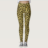 Leopard-Muster Leggings (Vorderseite)