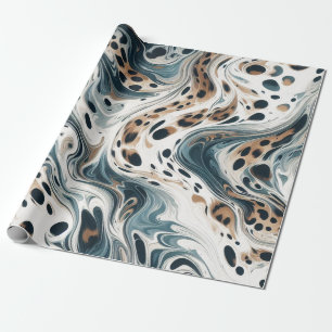 Leopard Muster Milky Way Geschenkpapier