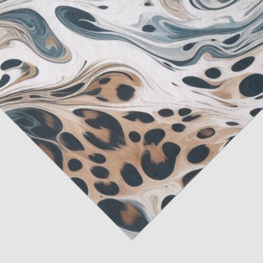 Leopard Muster Milky Way Seidenpapier (Detail)