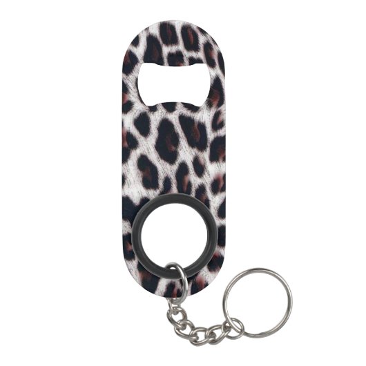 Leopard Muster Mini Flaschenöffner (Rückseite)