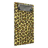 Leopard-Muster Mini Klemmbrett (Schrägansicht)