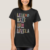 Leopard Muster Niedliche Geschenkmutter Mama Legen T-Shirt (Vorderseite)