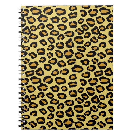 Leopard-Muster Notizblock (Vorderseite)