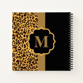 Leopard Muster Notizblock (Rückseite)