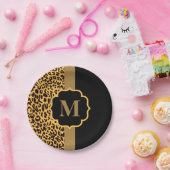 Leopard Muster Pappteller (Party)