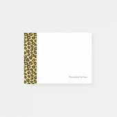 Leopard-Muster Post-it Klebezettel (Vorderseite)